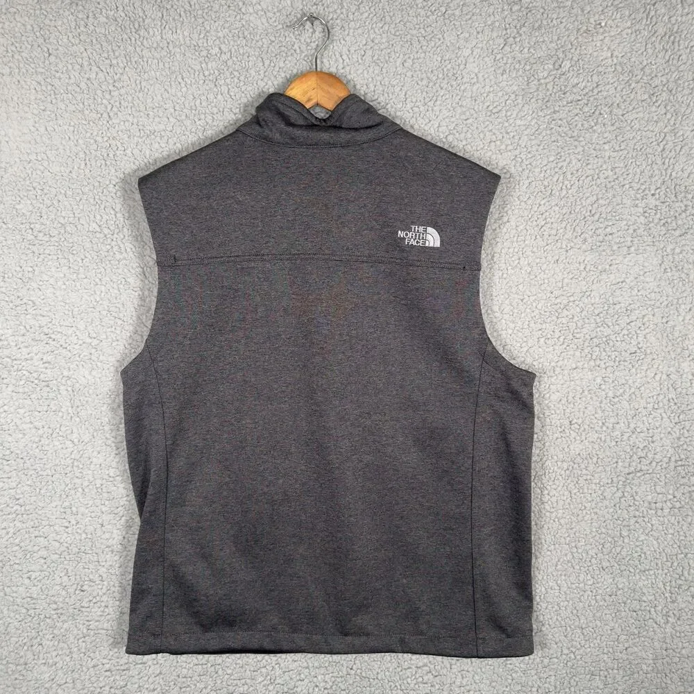 The North Face Vest Mens Large Gray Ridgeline Windwall Softshell